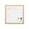 Martha Stewart Everette 18in. x 18in. Magnetic Monthly Calendar Dry Erase Board, w/Dry Erase Marker and 2 Mgnts BR-PM-MWP-4545-LN-MS - alternate 3